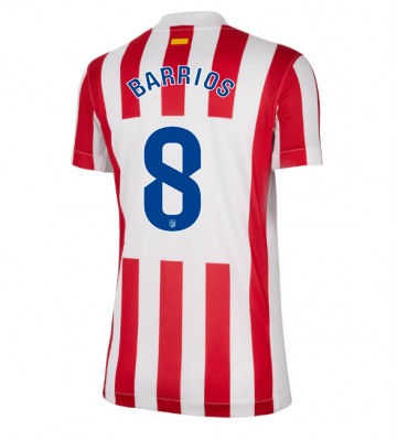 Atletico Madrid Pablo Barrios #8 Prima Maglia Femmina 2025-26 Manica Corta